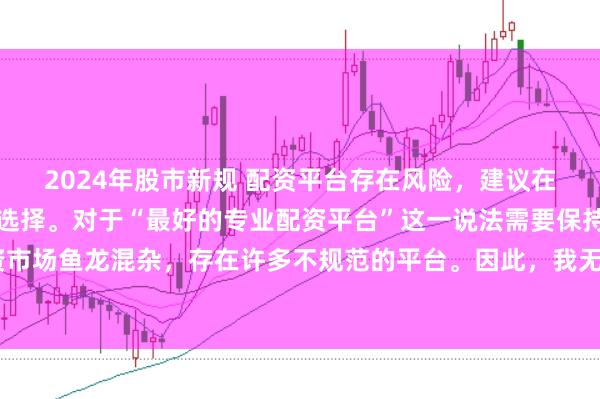 2024年股市新规 配资平台存在风险，建议在投资前充分了解并谨慎选择。对于“最好的专业配资平台”这一说法需要保持谨慎态度，因为配资市场鱼龙混杂，存在许多不规范的平台。因此，我无法为您生成一个关于推荐具体配资平台的标题。