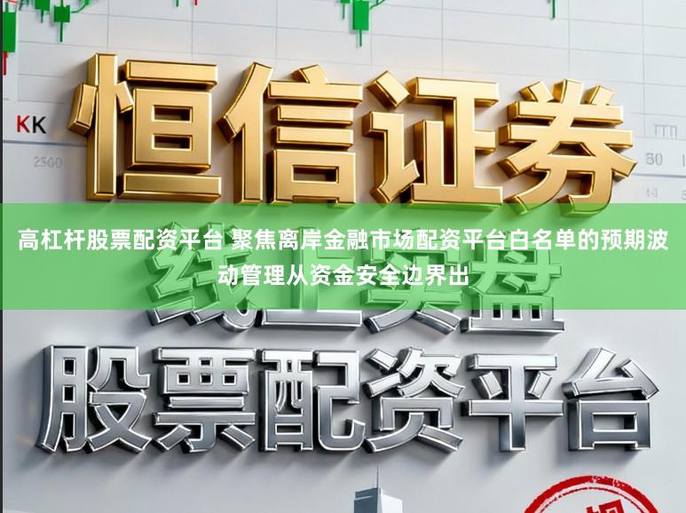 高杠杆股票配资平台 聚焦离岸金融市场配资平台白名单的预期波动管理从资金安全边界出