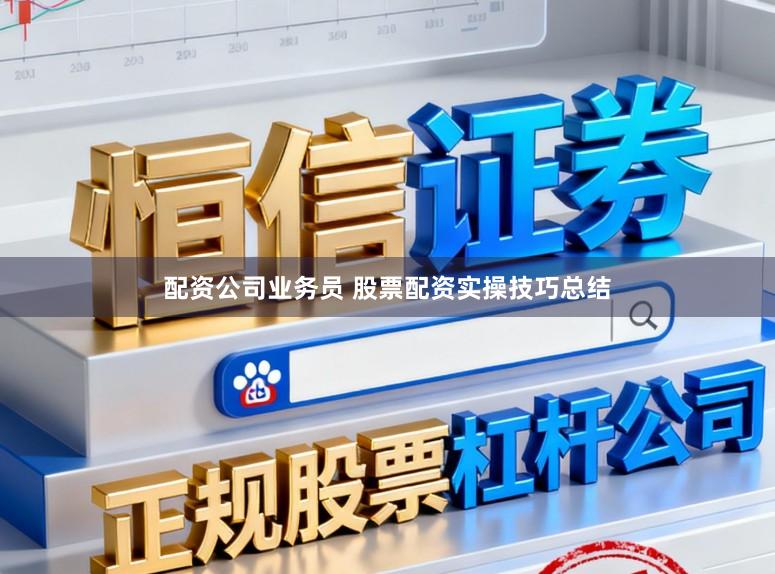 配资公司业务员 股票配资实操技巧总结